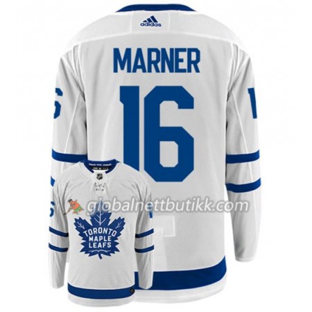 Toronto Maple Leafs Hockeydrakt MITCHELL MARNER 16 Hvit Adidas Authentic - Herre